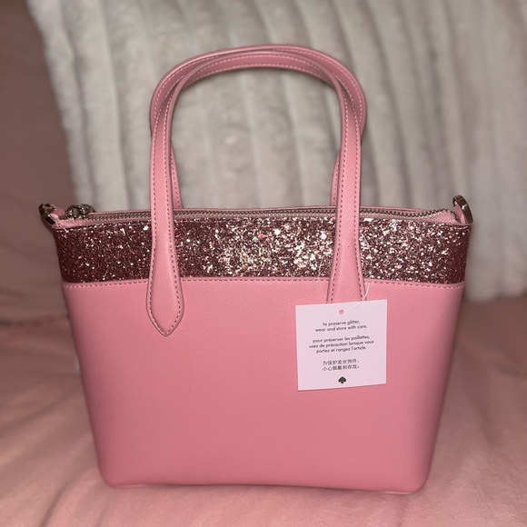kate spade Bags Kate Spade Pink Glitter Purse Poshmark